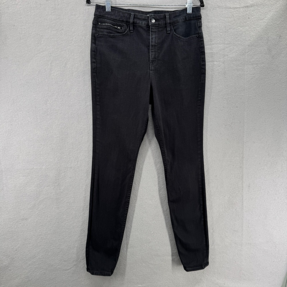 Athleta Flex‎ Ultra Skinny Jeans Womens 10 Black Stretch Commute Denim 63164
